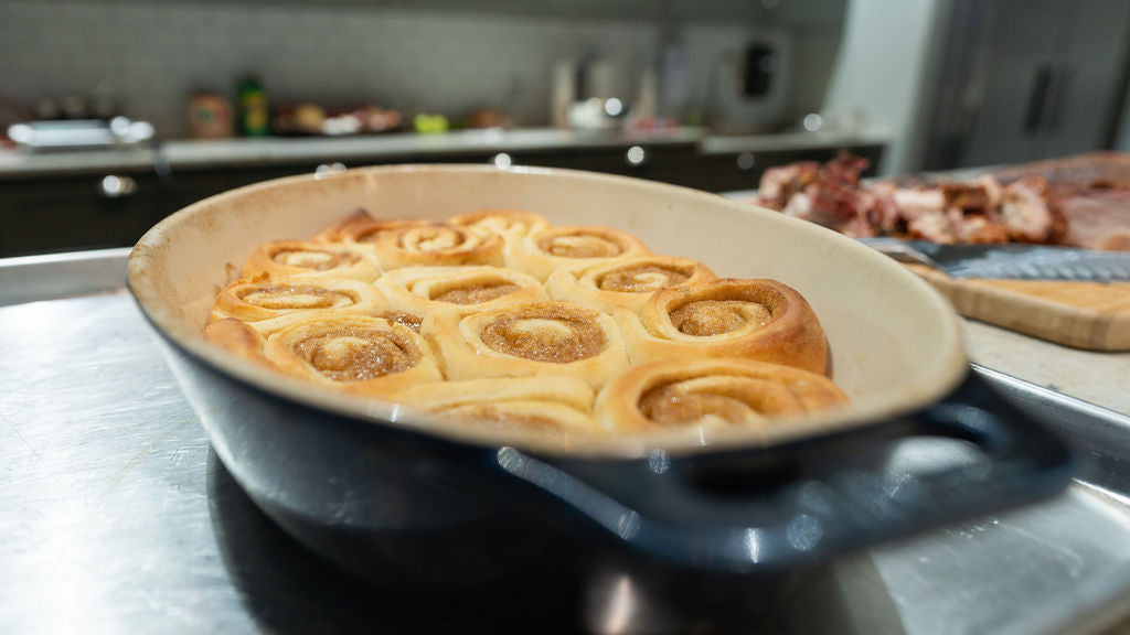 Pork Belly Cinnamon Rolls