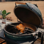 Rotisserie on open grill