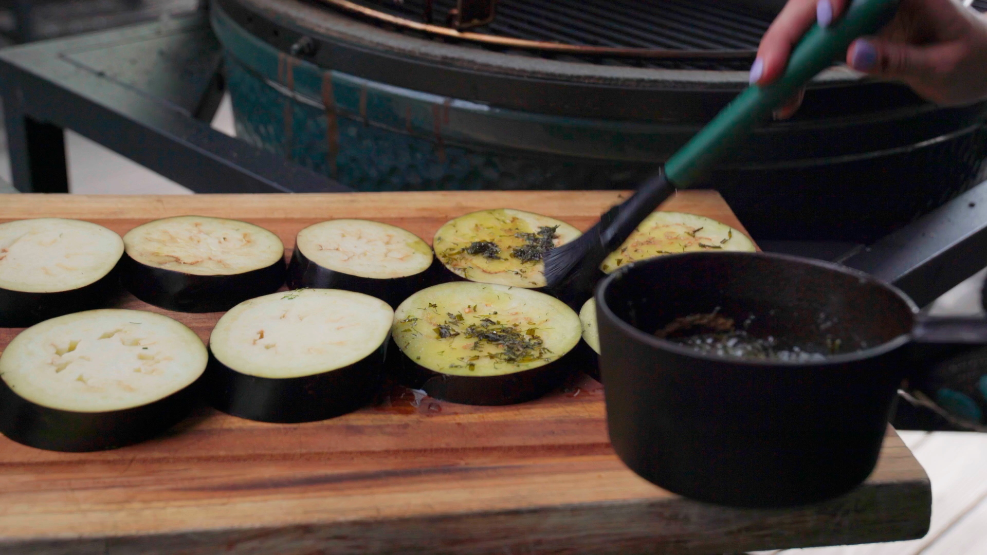 Herb Butter Eggplant