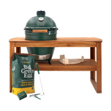 Large Big Green Egg in Acacia Table Package